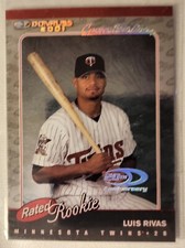 2001 Donruss Rated Rookie Stat Line Career /310 Luis Rivas #189 Baseball Card