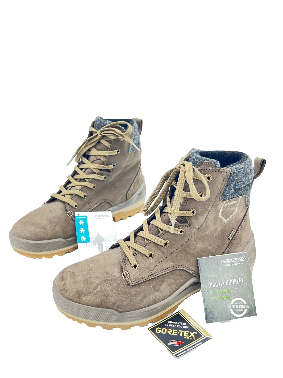 LOWA OSLO GTX MID Botas Trekking Marrón Para Hombres T.44,5 US.11 UK.10