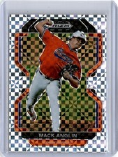 2022 Prizm Draft Picks Power Plaid Mack Anglin 20/35 (B22) Royals
