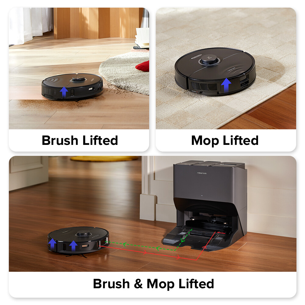 Roborock S8 Pro Ultra Robot Vacuum, Self-Drying, Mop Lift