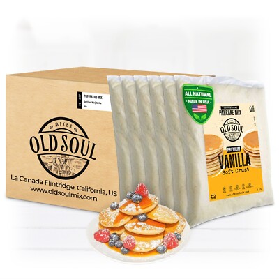 OldSoul Poffertjes Dough Mix | Mini Dutch Pancakes | 30 lbs | 4200 Vanilla Pcs