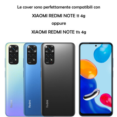 Cover per Redmi Note 11 e 11s Resistente Silicone Leggera