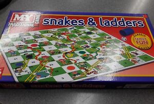 HOLIDAY SPECIAL Traditional Snakes and Ladders Childrens Board Game Kids Family