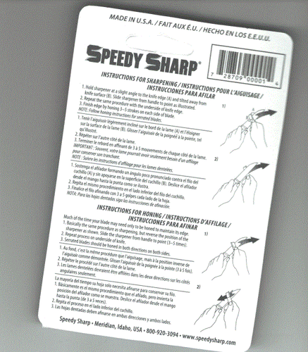 "The Original" Speedy Sharp Carbide Sharpener, Knife Sharpener, yellow 2 pack - Picture 5 of 5
