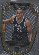 MARKEL BROWN 2014-15 PANINI SELECT ROOKIE CARD #188