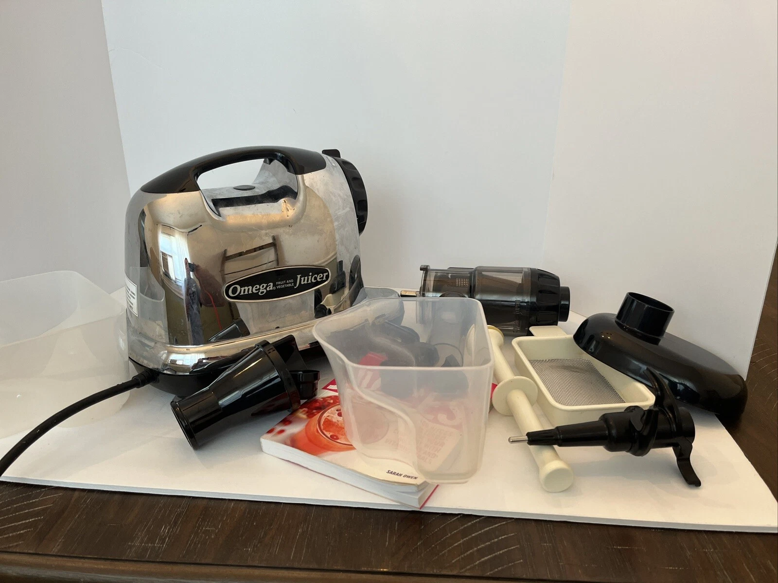 Omega 8006 Nutrition Center HD Slow Masticating Juicer, Grinder, Pasta Maker