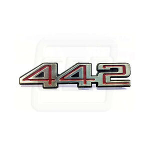 Details About 78 87 Cutlass 442 Interior Door Panel Name Plate Emblem With Studs Each