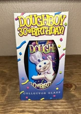 Pillsbury Doughboy 1995 Collector Plastic Glass 30th Anniversary/Birthday NIB