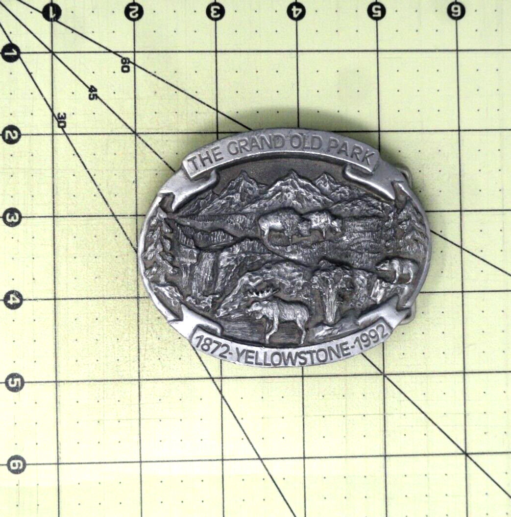 Yellowstone The Grand Old Park Belt Buckle 120 Year … Gem