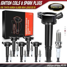6x Ignition Coils & 6x Iridium Spark Plugs for Toyota Aurion Kluger Lexus ES RX