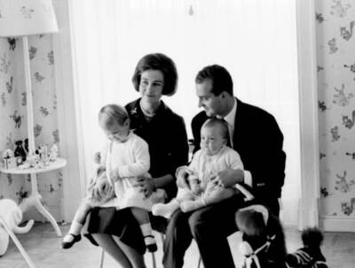 The Prince Of Spain Juan Carlos And His Family 1965 Old Photo 15