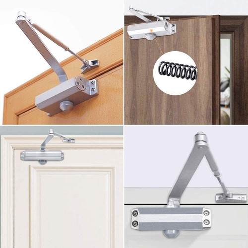 25-45KG Heavy Duty FIRE Rated Overhead Door Closer Opener Adjustable Soft Close - Picture 7 of 12