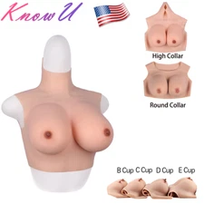 Cosplay Realistic Silicone Breast Forms Big Breasts Fake Tits False Boobs