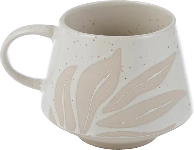 Stoneware Mug Cream Glaze-BOXED