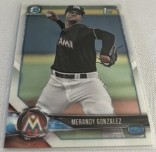 2018 Bowman Chrome Baseball Prospects Merandy Gonzalez Miami Marlins 1st Bowman