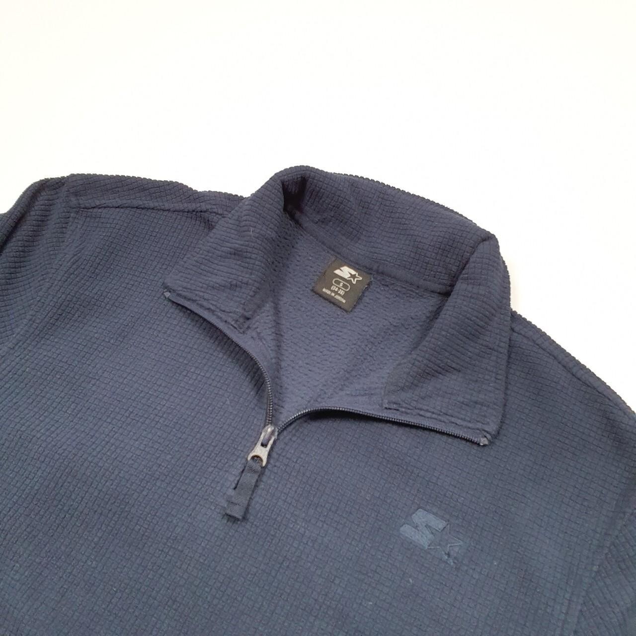 Mens STARTER Polyester Quarter Zip top Fleece Jumper S image 2