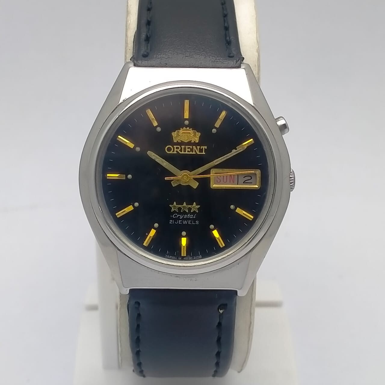 Orient 3 Star Crystal Automatic Day/Date Vintage … - image 1