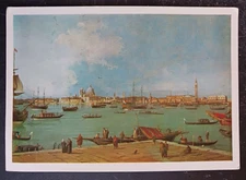 postcard art Canaletto Bacino di San Marco S Giorgio Maggiore  painting unposted