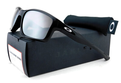 New Oakley CHAINLINK Sunglasses | 9247-01 Polished Black / Black Iridium Lens