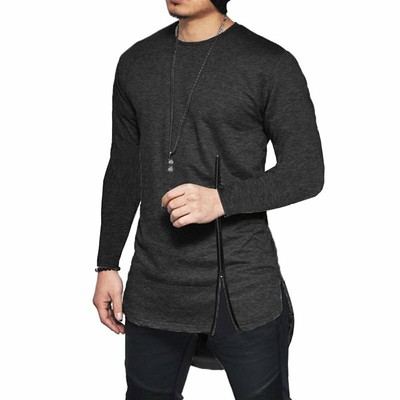 Black Men's Cotton Tee Shirts Hip Hop 