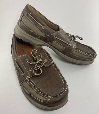Sonoma Boat Shoes Youth Boys Size 5 M Snahoy Brown Life Style Deck