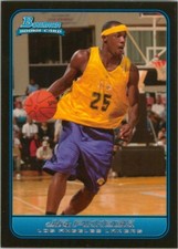 J.R. Pinnock RC 2006-07 Bowman Draft Picks & Stars #125 LA Lakers Rookie Card