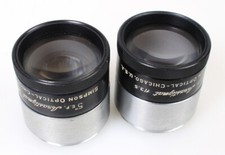5" F/3.5 Simpson Optical Lenses - Matched Pair
