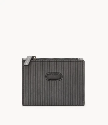 Portefeuilles Carte de Credit Homme FOSSIL ANDREW ML4483109 Cuir Gris - Photo 1/3