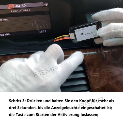E60 Aux Adapter Open The Aux Audio of The Original Car for BMW E60 E61 E63 E6... - Picture 5 of 8