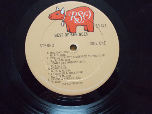 "BEE GEES" BEST OF ORIGINAL 1ST PRESSING on RS0 874 c.1973 EXCELLENT! - Picture 4 of 6