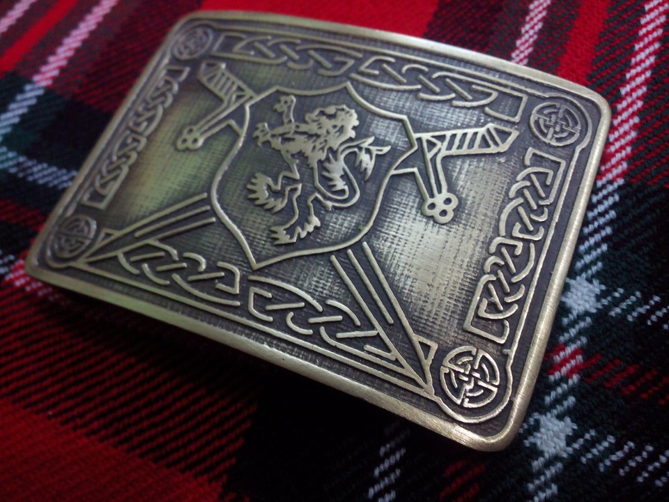 Cc Herren Schottischer Kilt Gürtelschnalle Verschiedene Design Antik Lack Celtic