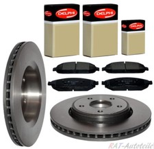 DELPHI Bremsscheiben+Bremsbelag Jeep Grand Cherokee III WK,WH 3.0 CRD 4x4160 KW