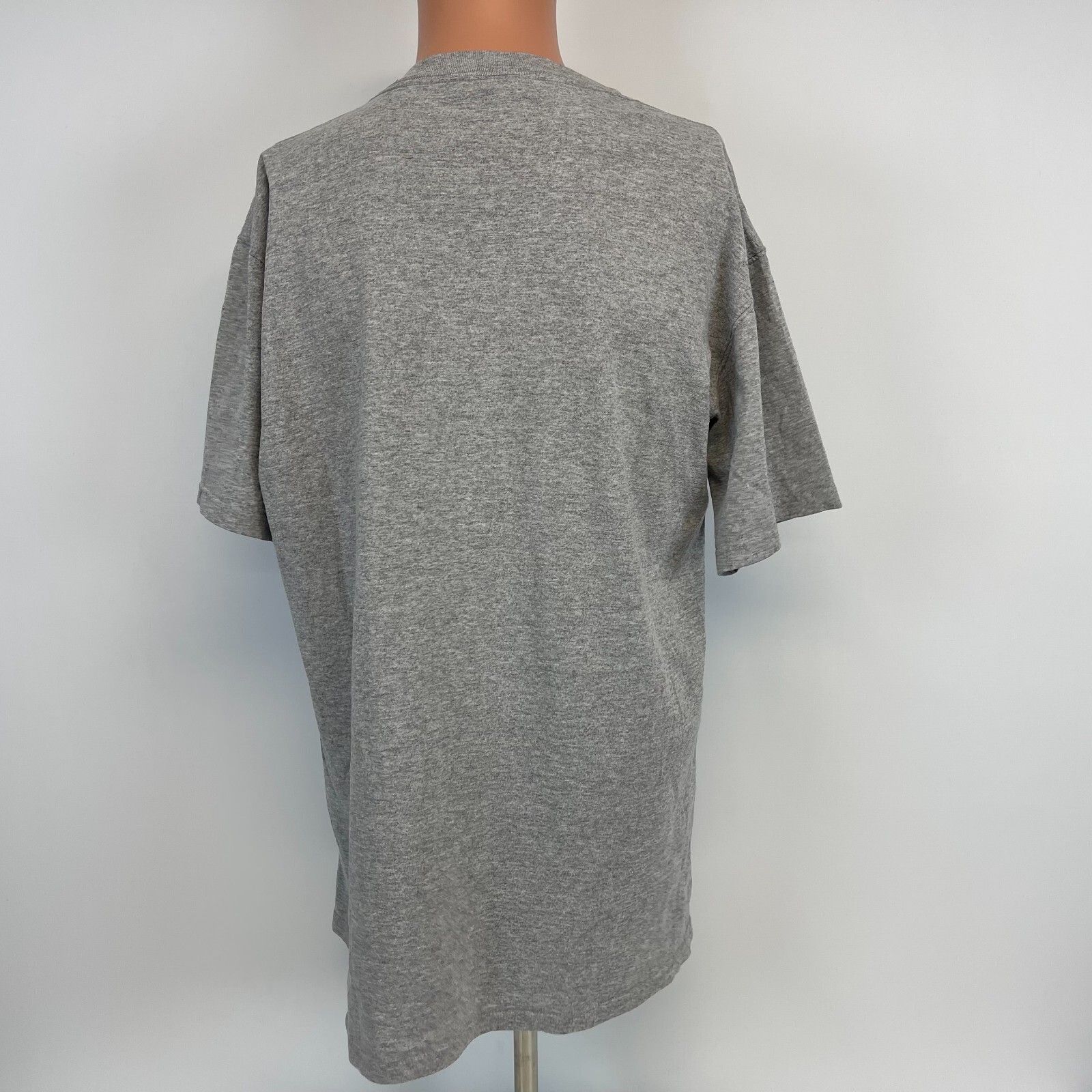 FILA Maglietta New England Patriots Two In A Row AFC Champs vintage calcio NFL grigio M