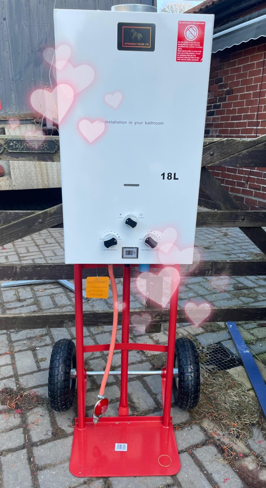 18 litre Portable Horse Shower CE Certificated IN STOCK eBay