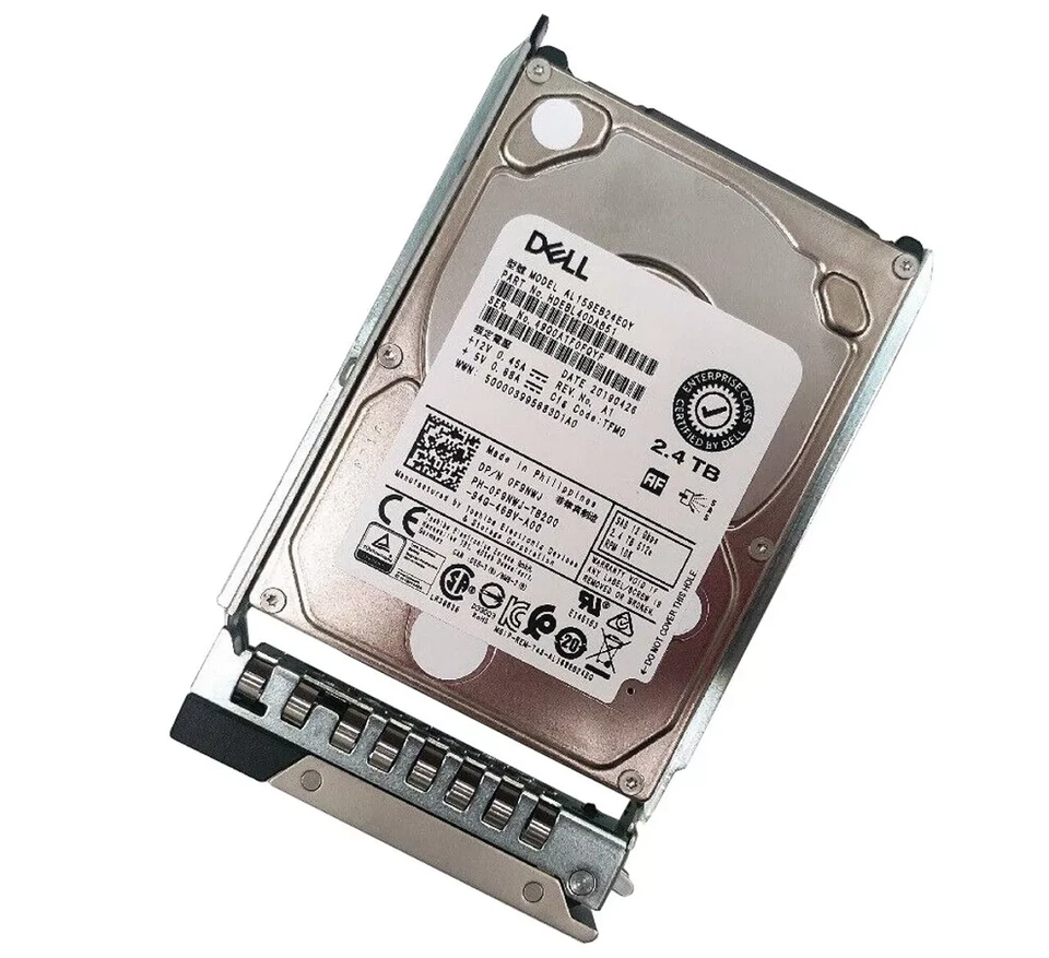 Disco Duro Dell 2.4Tb Sas 12Gbps 10K Rpm 2.5" Sff 512E 0F9Nwj F9Nwj Producto De Segundo Uso