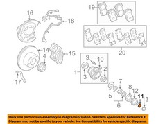 Toyota Oem 95-07 Land Cruiser Brake Components-snap Ring 9052031007