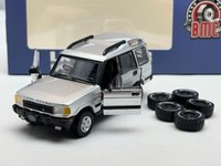 1998 Land Rover Discovery 1 Silber Rhd 1/64 MaßStab Diecast Modellauto Bmc