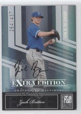 2007 Donruss Elite Extra Edition 264/437 Zach Britton #50 Auto 0b0