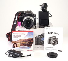 Canon EOS 100D DSLR & 18-55mm STM Zoom Lens Kit Refurbished +12Month Guarantee.