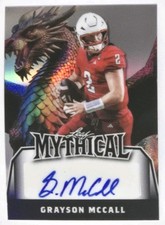 GRAYSON MCCALL 1/1 MYTHICAL DRAGON AUTO 2025 LEAF ECLECTIC SIGNATURE SERIES PRZM