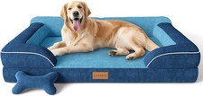 Extra Large Dog Bed Orthopedic Dog Bed W/ Cooling Gel Memory Foam Waterproof XL