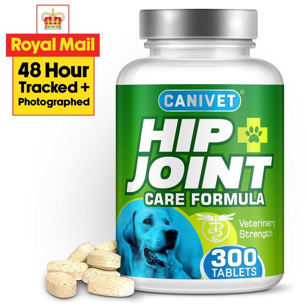 CANIVET HIP + JOINT Mobility Dog Joint Supplement Tablets for dogs | 300 Tablets