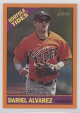 2015 Topps Heritage Minor League Edition Orange Border 8/25 Dariel Alvarez 5n0