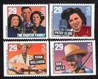 Scott #2778a (2775-78) American Music Hank Williams 4 Booklet Single Stamps MNH