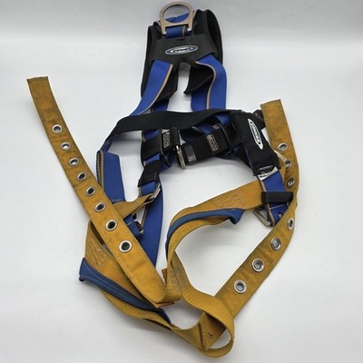 Werner H112002 Full Body Safety Harness Medium Large ANSI OSHA 400lb Fall...