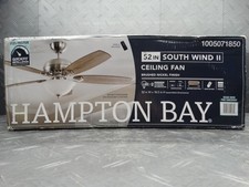 Hampton Bay Southwind Ii 52in Indoor Led Brushed Nickel Ceiling Fan 50279