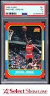 1986 FLEER #57 MICHAEL JORDAN RC BULLS HOF PSA 5