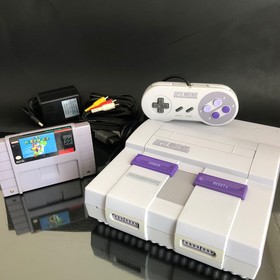 SUPER NINTENDO SNES Console System Choose Bundle Mario All Stars Kart & World