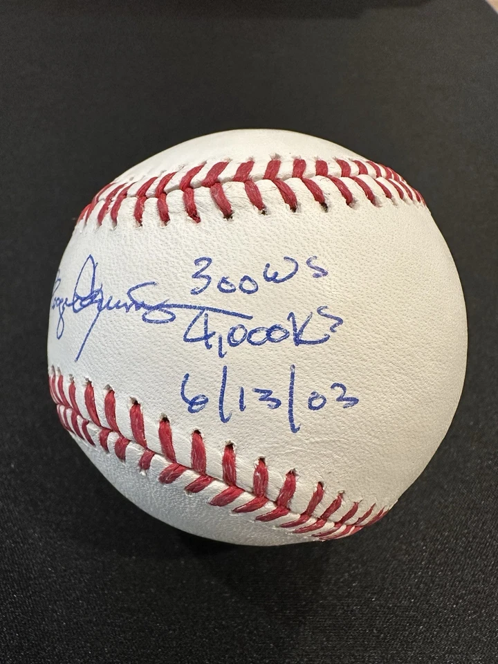 Roger Clemens Autographed Selig Baseball Inscribed 300Ws 4,000Ks 6/13/03 TRISTAR - Image 2 of 3