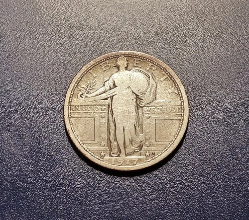 VG 1917-P Ty.1 Standing Liberty Quarter
